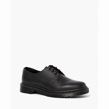 Dr Martens 1461 Mono Smooth Kožené - Cierne Oxford Topanky Damske, DR0238